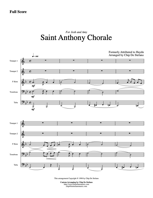 Saint Anthony Chorale
