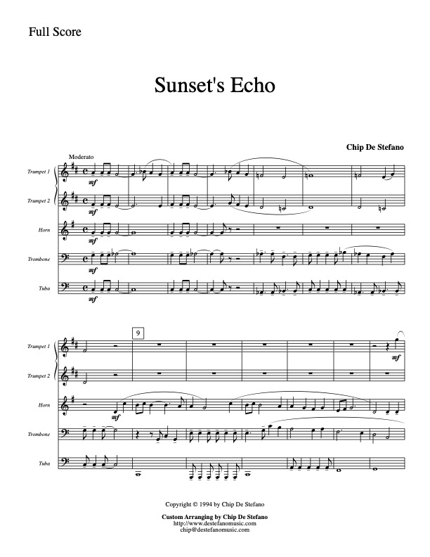 Sunset’s Echo